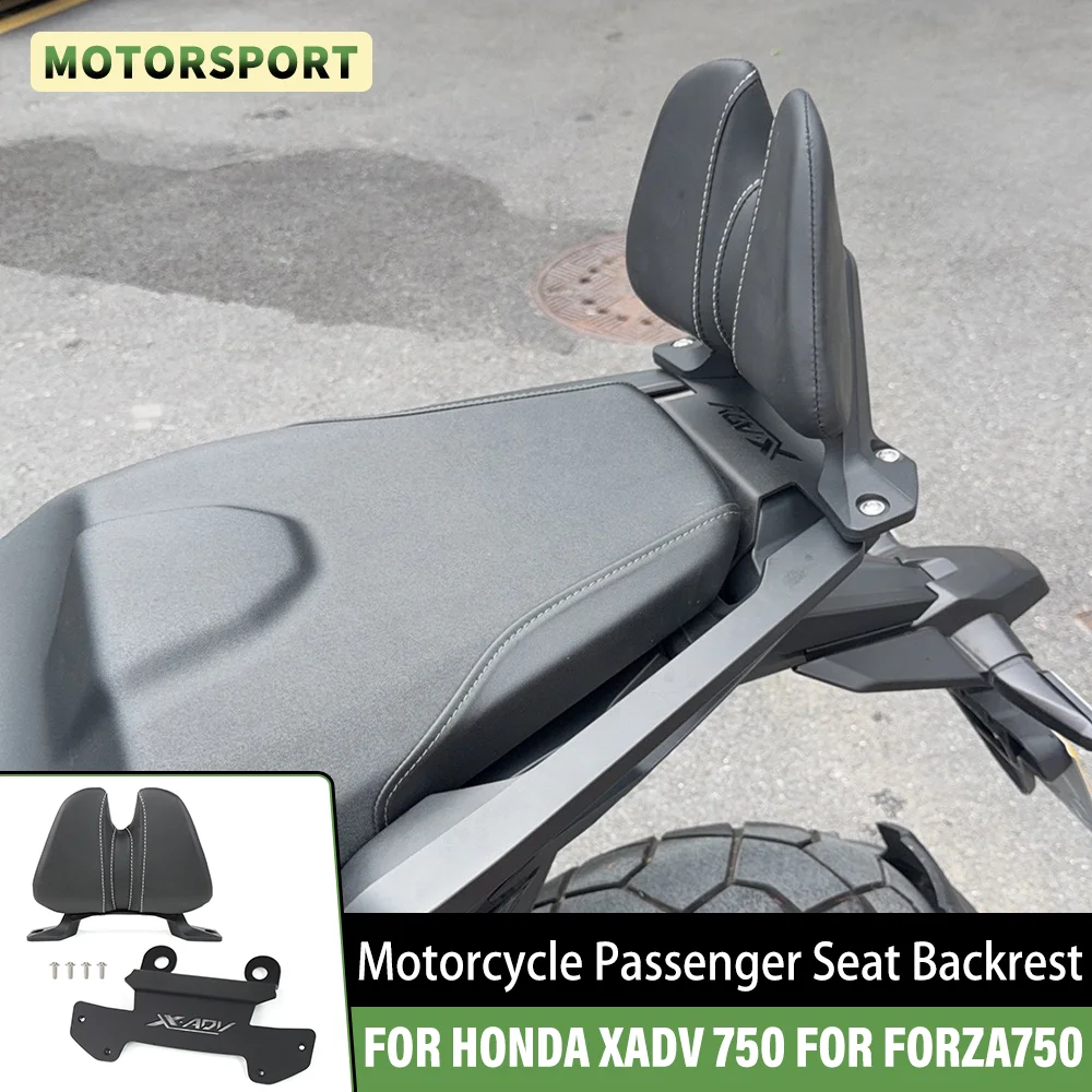 

New FOR HONDA XADV 750 X-ADV750 FOR FORZA750 2025-2026 Motorcycle Rear Passenger Seat Backrest Cushion Lumbar Waist Support Pad