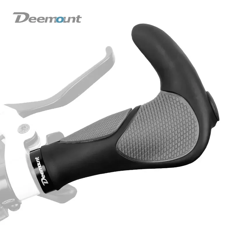 Deemount Comfy Bicycle Grips TPR Rubber Integrated MTB Cycling Hand Rest Mountain Bike Handlebar Shock Absorption