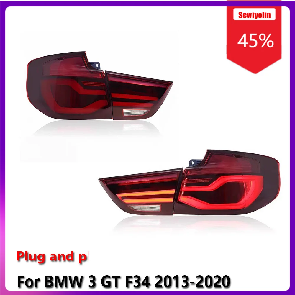 

Car LED Lamp Tail Light Assemblies For BMW 3 GT F34 2013-2020 Auto Fog DRL Brake Turn Signal Lamp