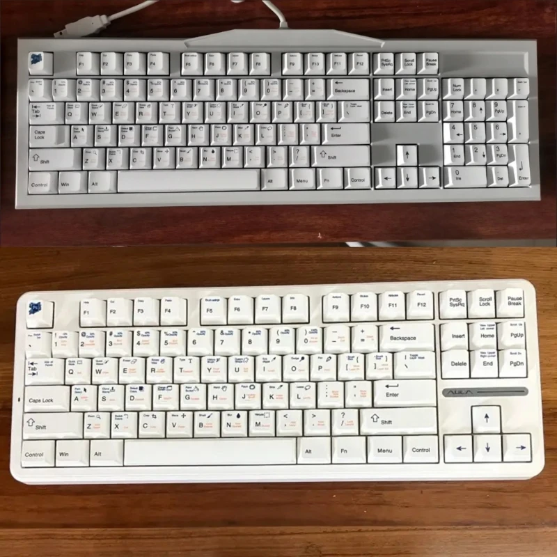 127 PS Photoshops PBT DyeSublimation Keycap Set Cherry Teclados Teclas