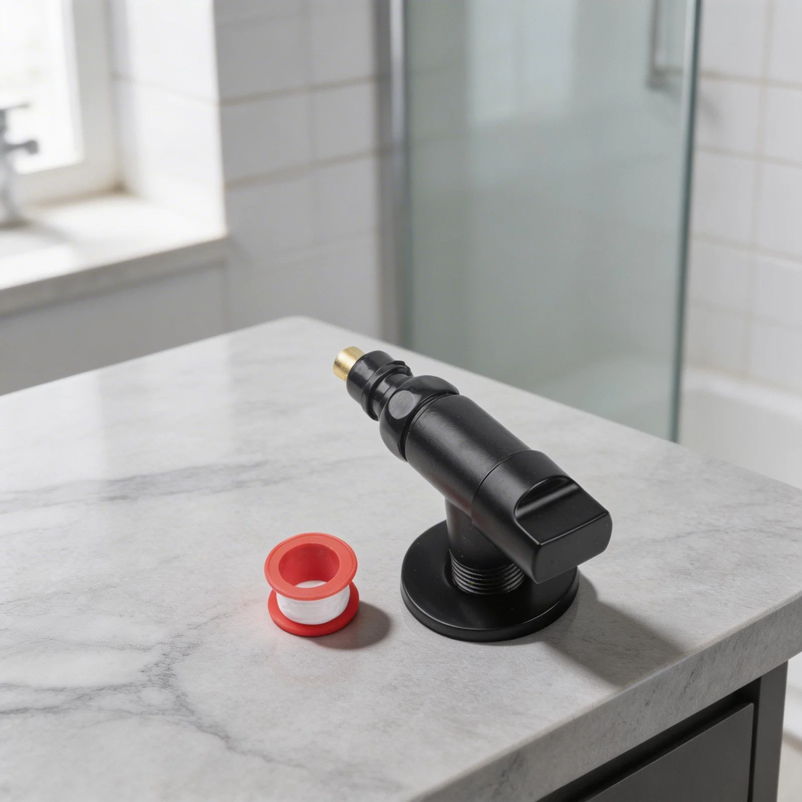 Quick Opening Angle Valve Washing Machine Faucet Black Gray Silver Finish Long-lasting Construction Compact Design Faucet