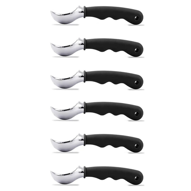 -BABQ 6X Colher de sorvete premium, colher segura para máquina de lavar louça com alça confortável e fácil aderência, design resistente e durável, preta