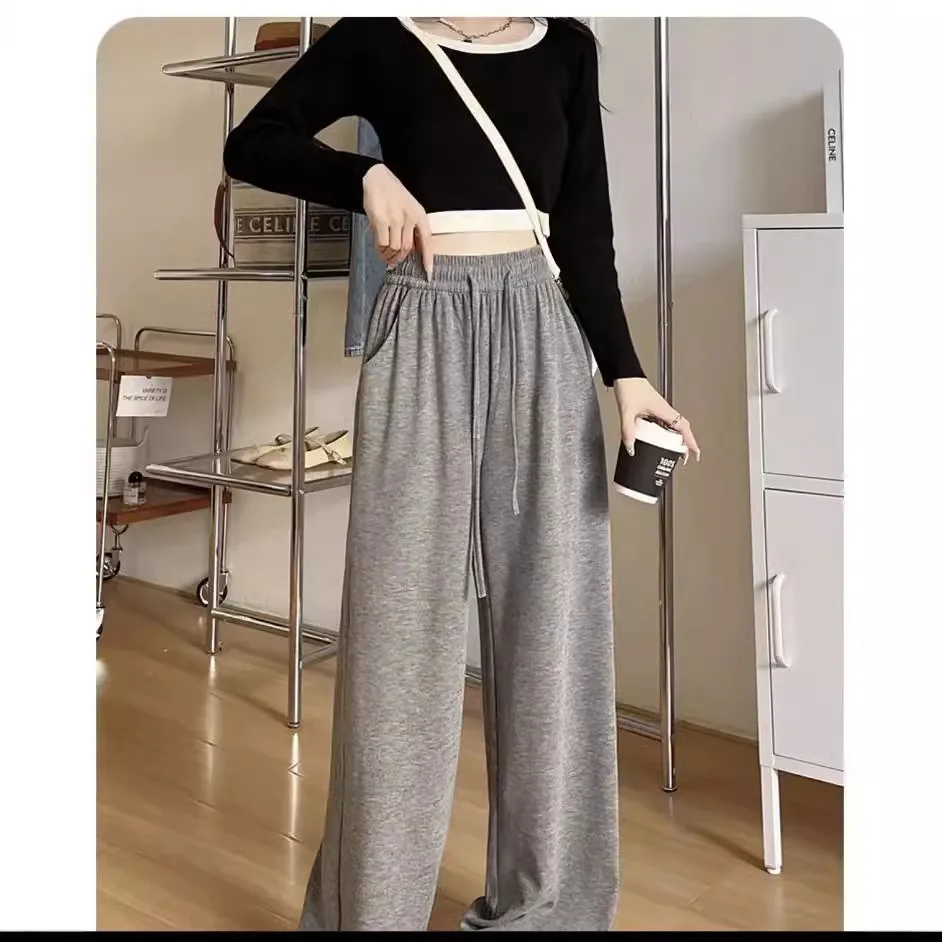 ワイドレッグパンツ 高品質 レディース 冬用 ダブルデッキ ウール フルレングス ホームウェア フロッキング 機能性 暖かさ リブ編み ソフトシェル OL