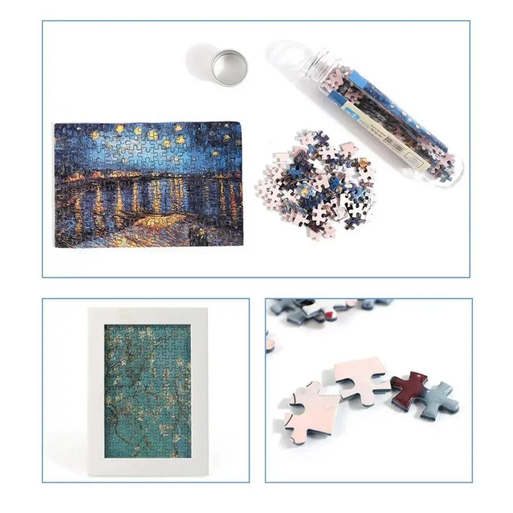 150PCS/세트 다기능 유화 퍼즐 선물 미니 퍼즐 게임 시험관 스트레스 해소 게임 성인 어린이용