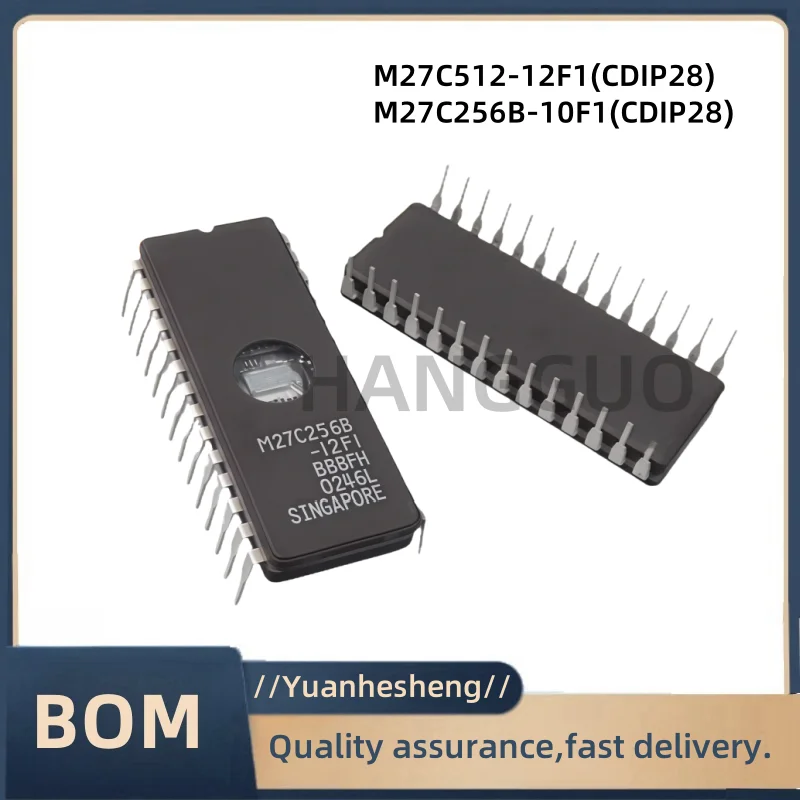 5-10pcs M27C512-12F1 27C512 M27C256B-10F1 DIP-28 EPROM IC CHIPS Drive IC