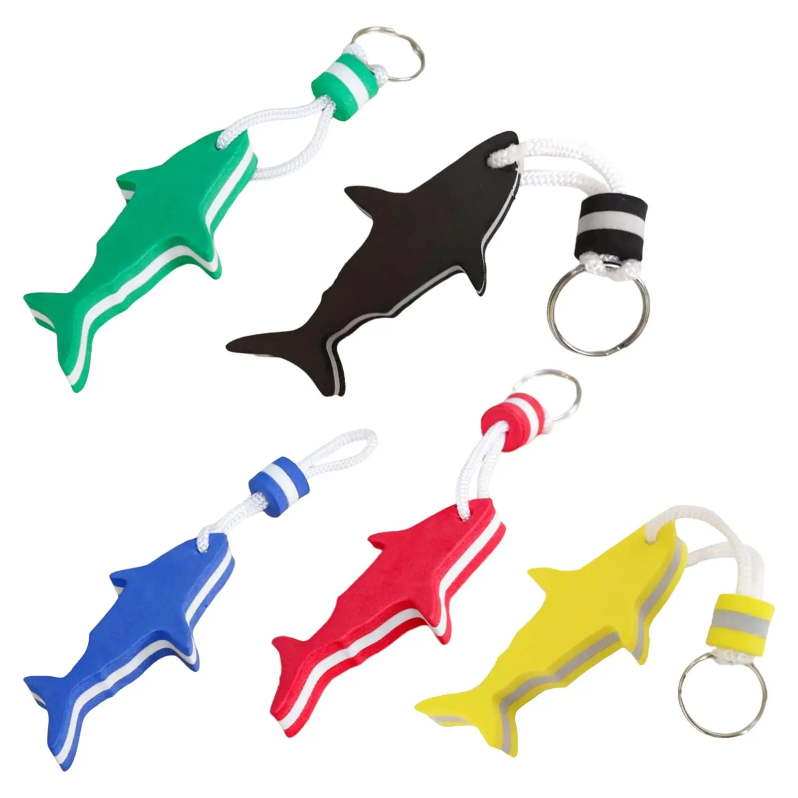 Floating Keychain Lightweight Keyring Shark Shaped Float Pendant