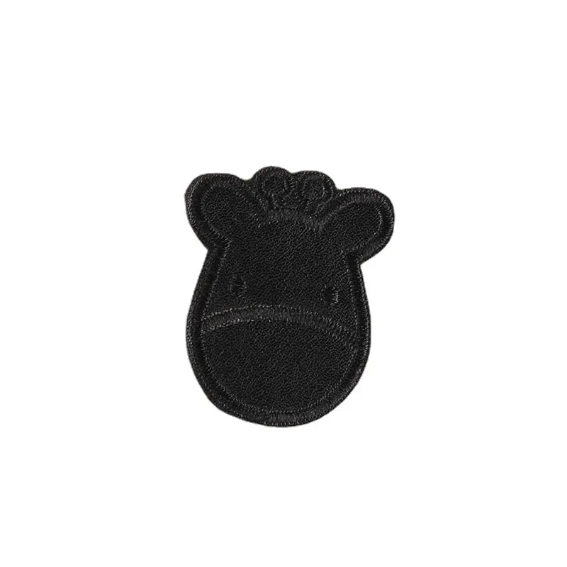 FZdiy Black Patches for Clothing, Sofa, Leather Patch Stick on Patches Embroidery Applique on Clothes