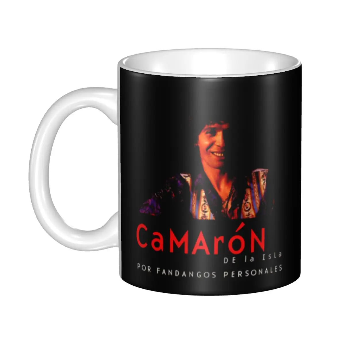 

Flamenco Singer Camaron De La Isla Coffee Mug DIY Customized Ceramic Mug Creative Present
