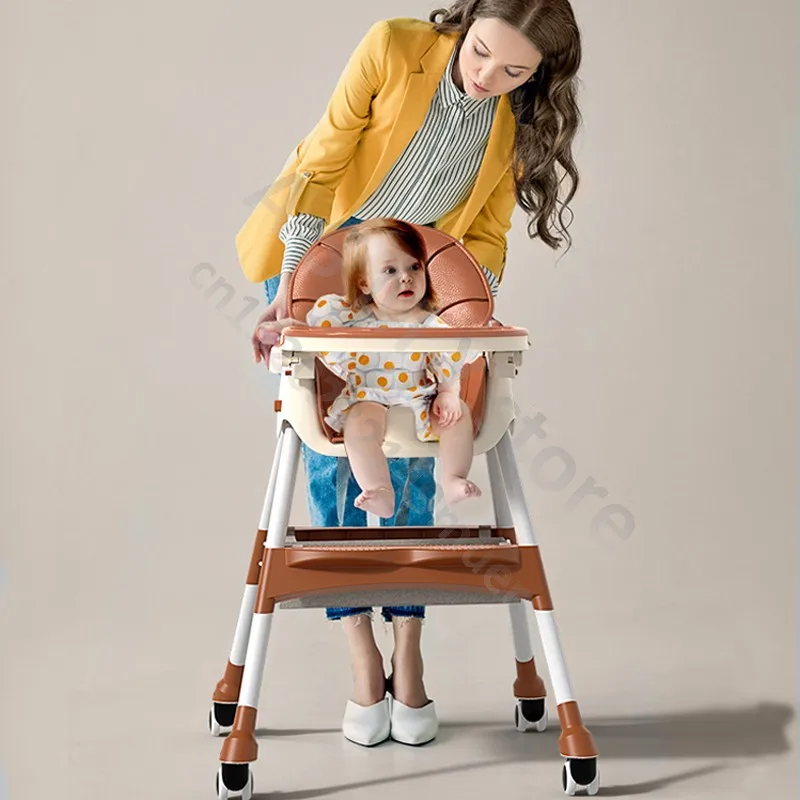 Kindereetkamerstoel / opvouwbare stoel voor baby's / multifunctionele babylift thuis leren zitten eettafelstoel