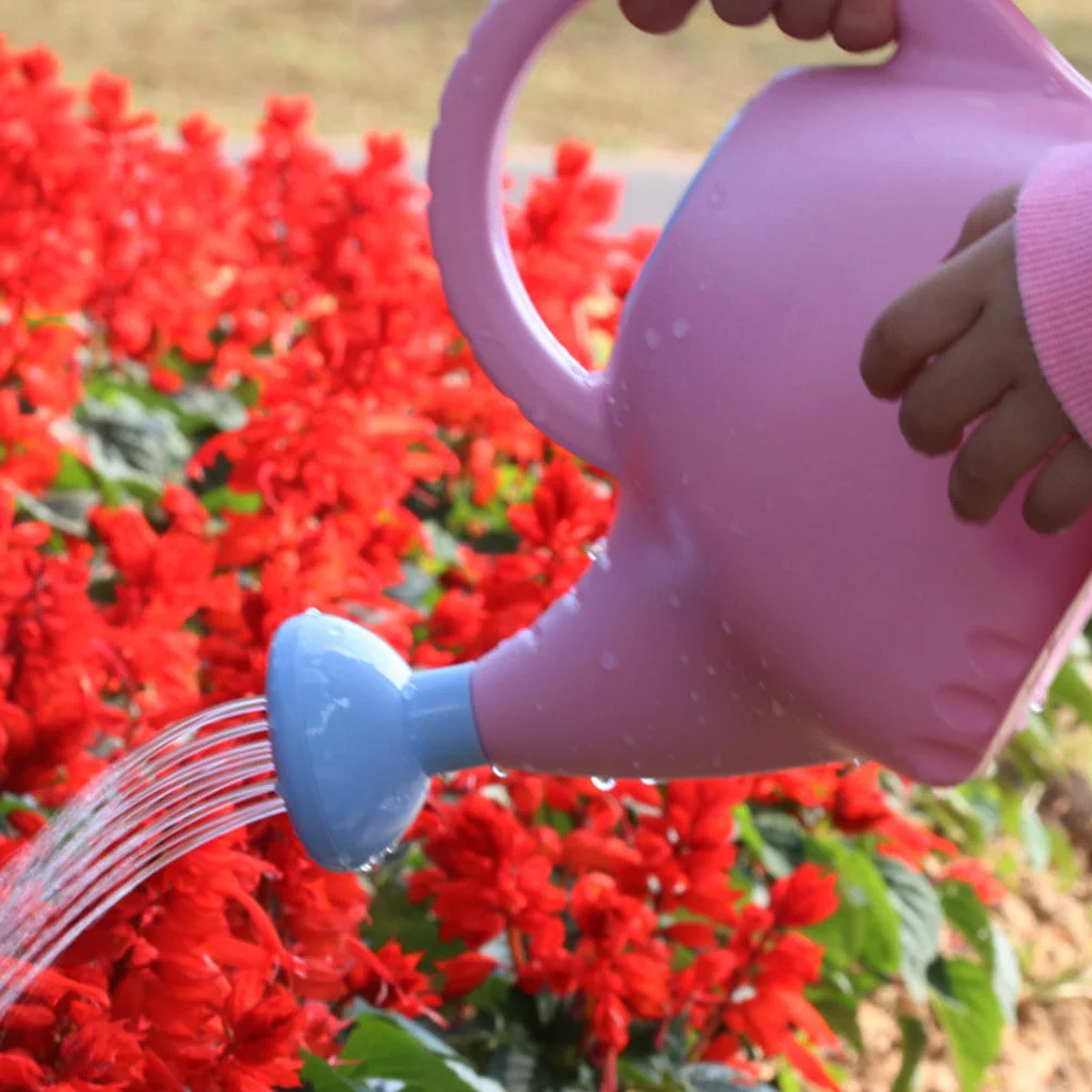 

2 Pcs Childrens Watering Spray Bottle Elephant Pot Kettle Horticulture Tool