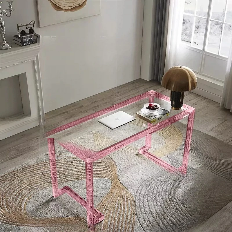 Acrylic transparent desk bedroom writing desk modern computer desk plexiglass