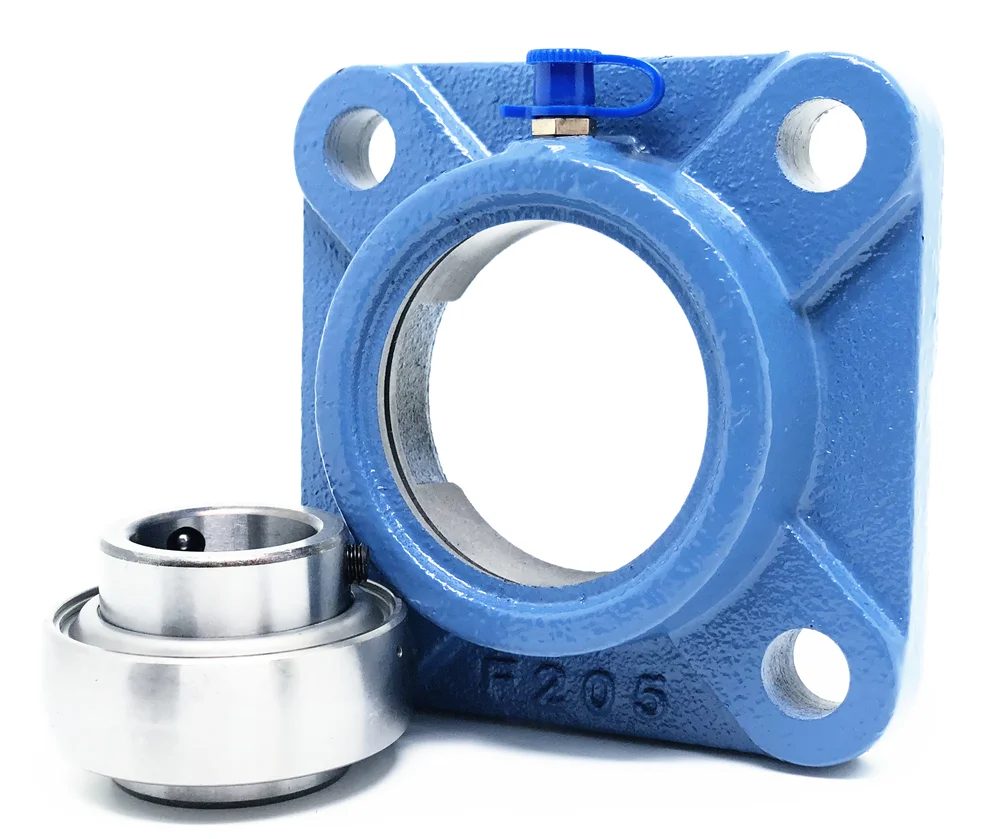 GONGYAO UCF type of pillow block bearing，bearing with square base, high-speed operation, heavy-duty thickened base
