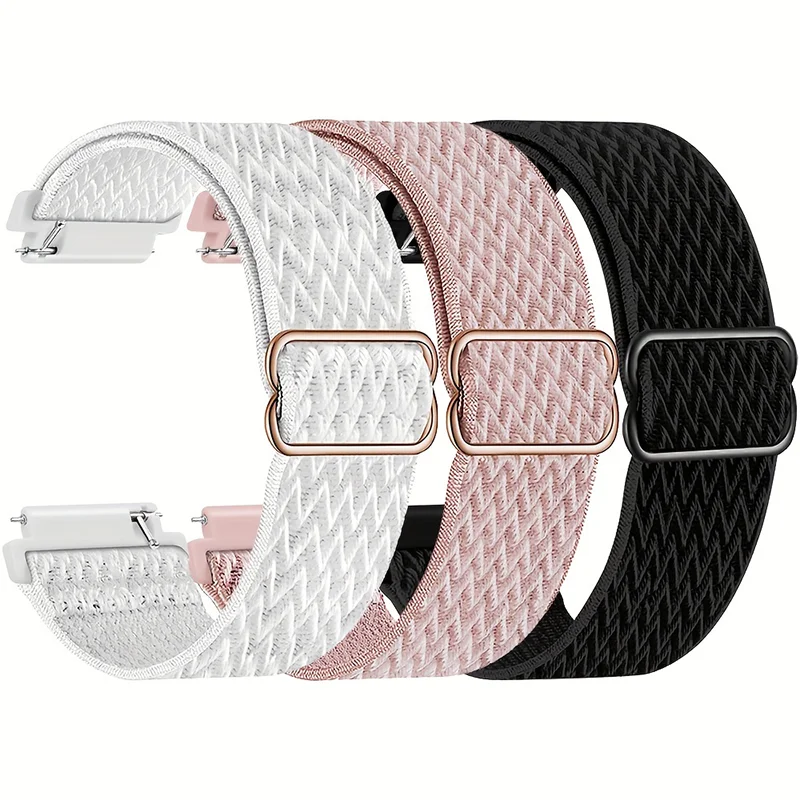 Shiny Elastic strap For Amazfit gts 4-3-2-2e-mini/bip-U-S-lite/Stratos 2 20mm/22mm band Bohemian Pride bracelet gtr-4-3-3pro-2e
