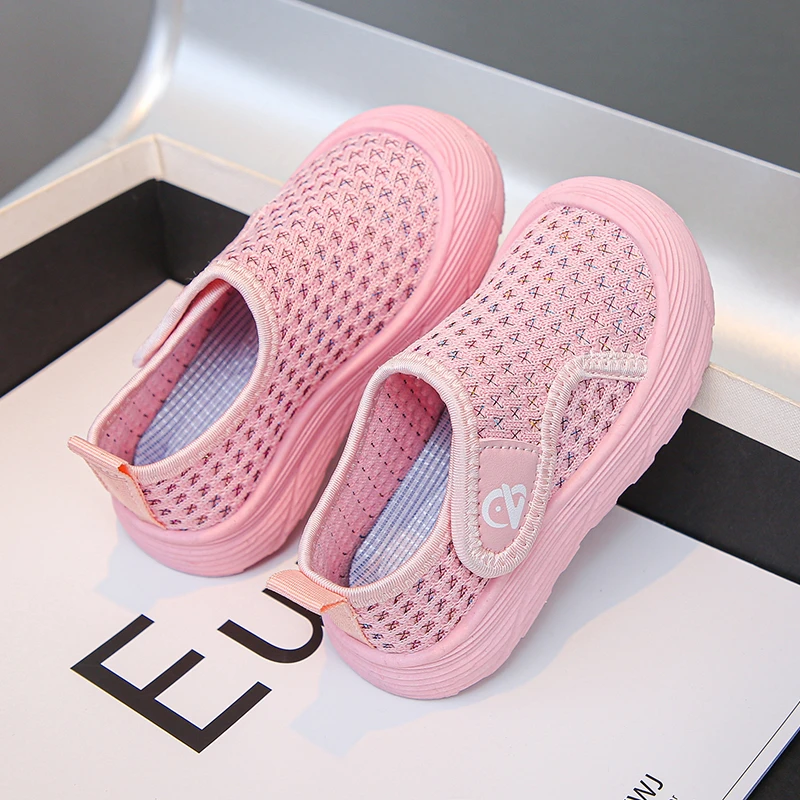 الأطفال حذاء كاجوال الهواء شبكة تنفس الاطفال أحذية رياضية لينة وحيد هوك حلقة الترفيه مرنة العصرية الاطفال حذاء مسطح 21-30 #6