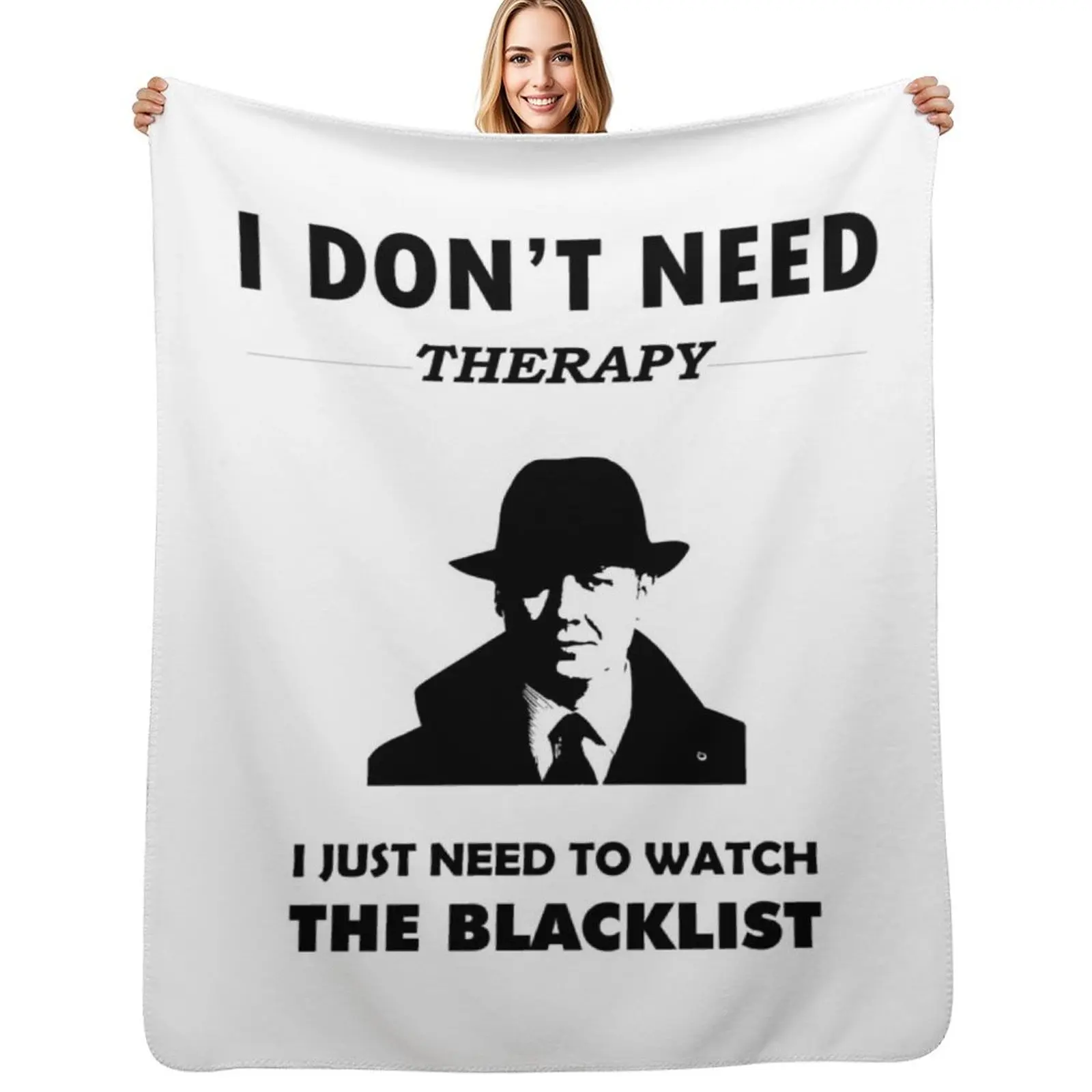 

The Blacklist Lovers Throw Blanket Travel Size Cozy Blanket for Plane Train