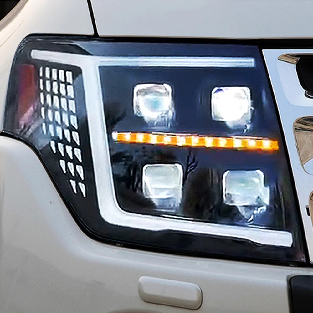 

Для Mitsubishi Pajero V93 V97 2009-2021 автомобильные фары в сборе, обновленный светодиодный эффект запуска 4, инструменты для линз проектора, аксессуары