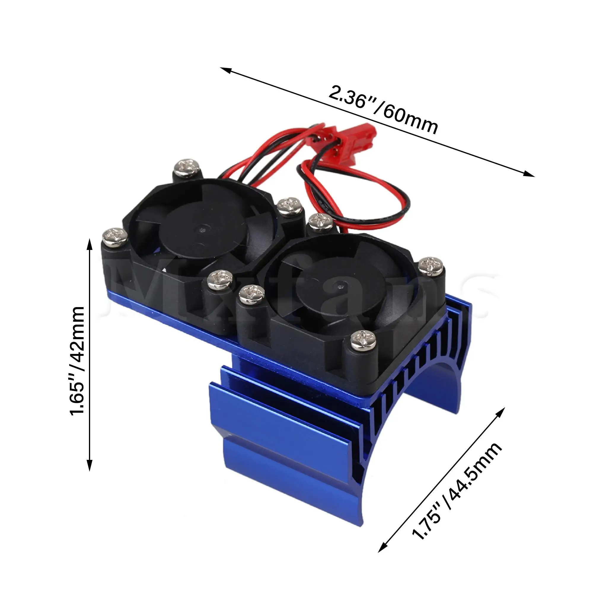 Mx fans dissipatore di calore motore RC con ventole 540 550 sostituzione dissipatore di calore per RC 1/10 Model Car