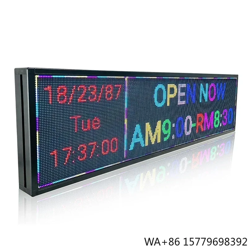 

WiFi Controlled Programmable LED Sign Multi-Language Scrolling Advertising Display Board