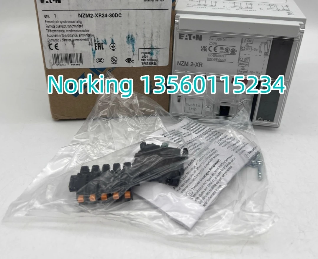 

EATON Eaton Muller, plastic case switch remote electric operation NZM2-XR24-30DC energy storage new original