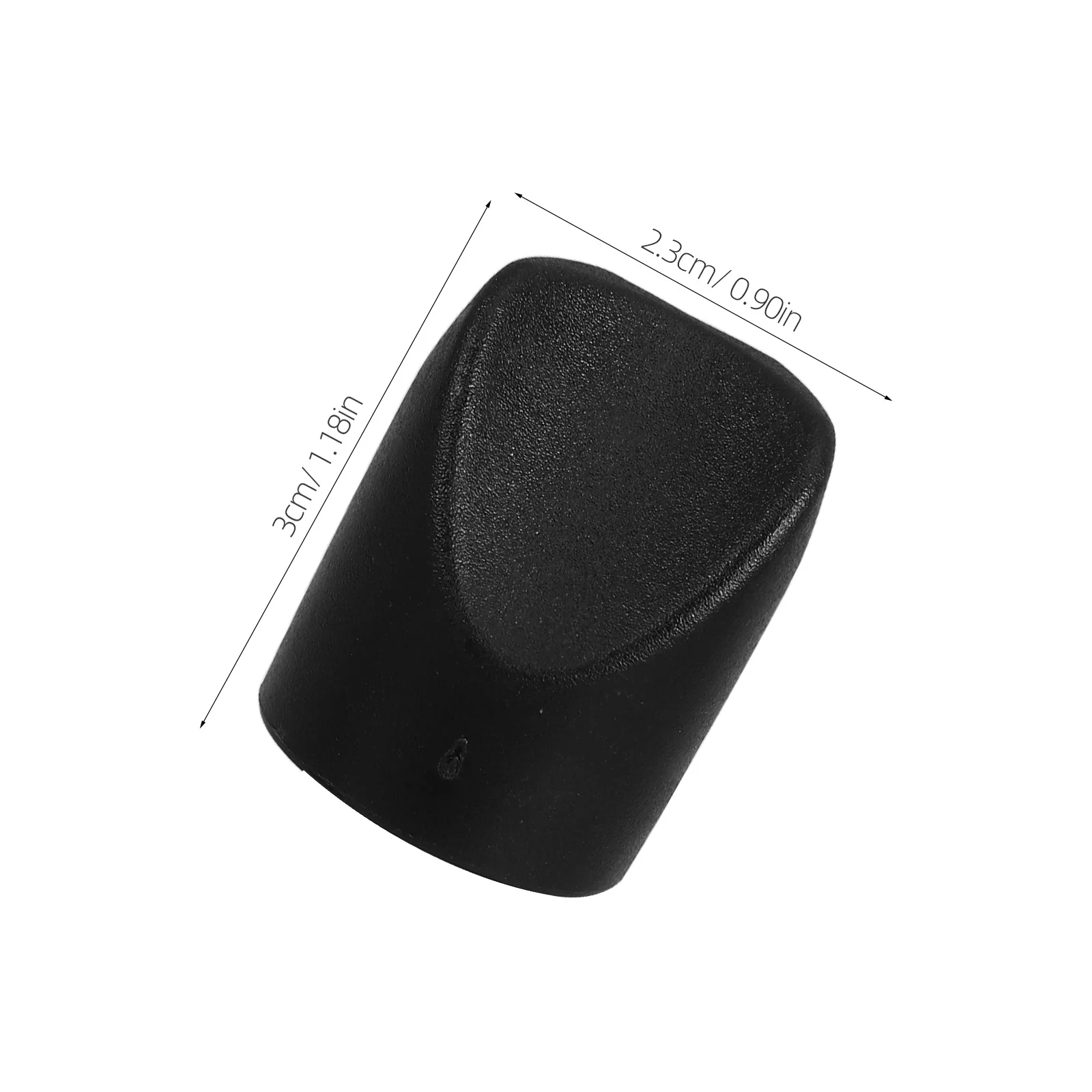 Tampas de substituição para cadeira dobrável, 8 peças, preto, plástico resistente, plugues de estabilidade, tampas resistentes, acessórios para móveis de pátio ao ar livre