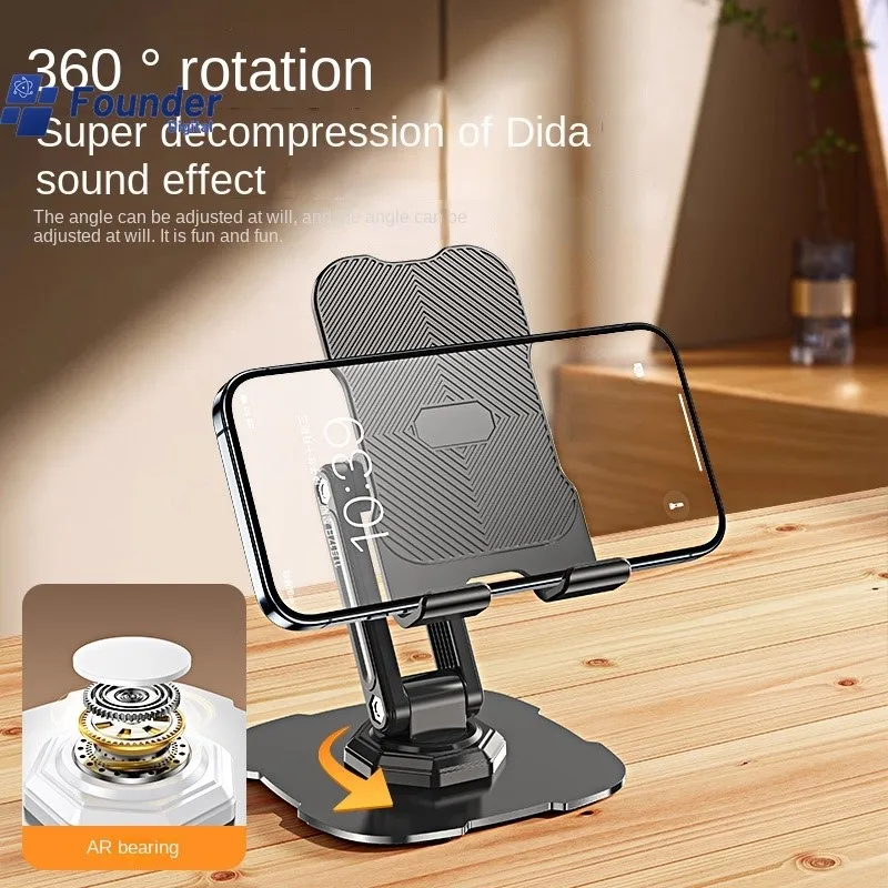 

3C Founder Rotatable and Foldable Mobile Phone Desktop Stand Lazy Drama Chaser Tablet Stand Hot Sale New Type Dropshipping 2024