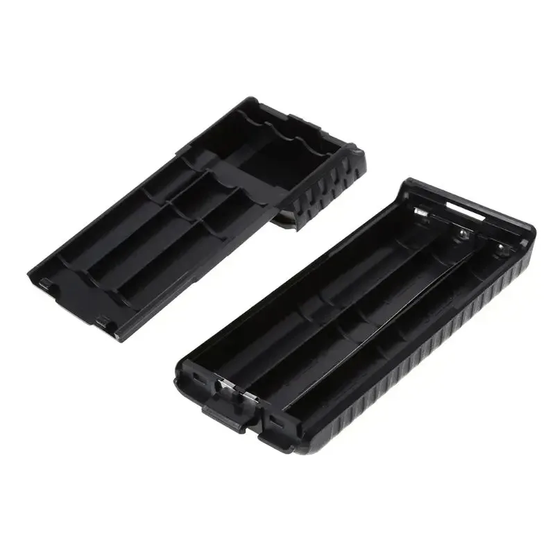 BaoFeng UV5R Radio Battery Box Extended 6x AA Battery Case Shell Pack Black Shell for UV-5RE UV-5RA Walkie Talkie Accessories