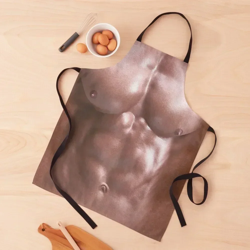 

Mr. Muscle All Over Print Apron painting Cute Kitchen Kitchen Supplies For Nail Stylist Apron