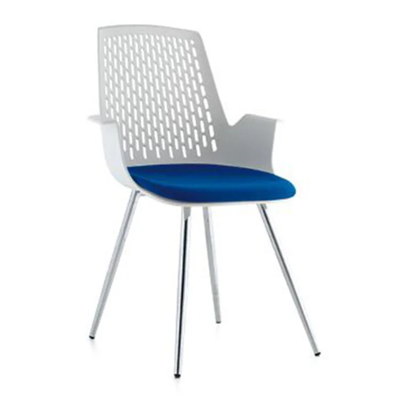 

LMM modern rotating plastic four-legged armrest swivel chair lifting back office chair