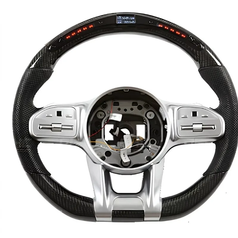 for Mercedes-Benz C-Class, E-Class, A-Class, CLA, GLC, GLB, GLA, for AMG Carbon Fiber Car Modified Steering Wheel