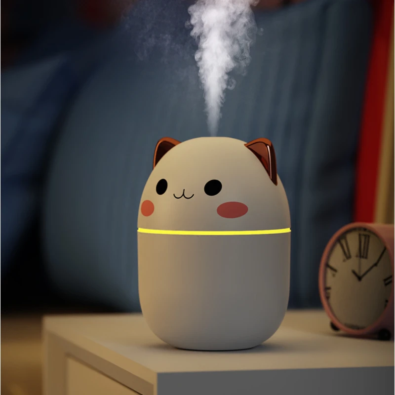 USB-Diffusor und Luftbefeuchter mit kühlem Nebel – verbessert die Luftqualität und Wohlbefinden, ideal für Schlafzimmer und Auto