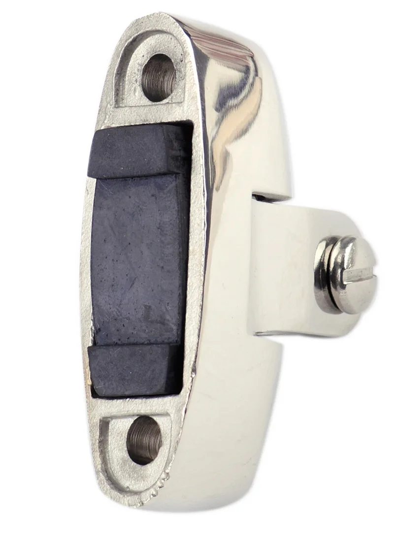 Silver 316 Stainless Steel Deck Hinge Mountain Type Design For Boat Yacht Marine Use