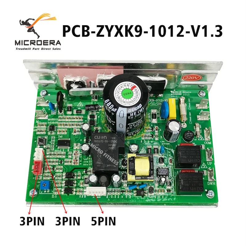 Original PCB-ZYXK9-1012-V1.3 Treadmill Motor Controller PCB-ZYXK9-1012B-V1.1 Motherboard ZYXK9 Power supply board Circuit board