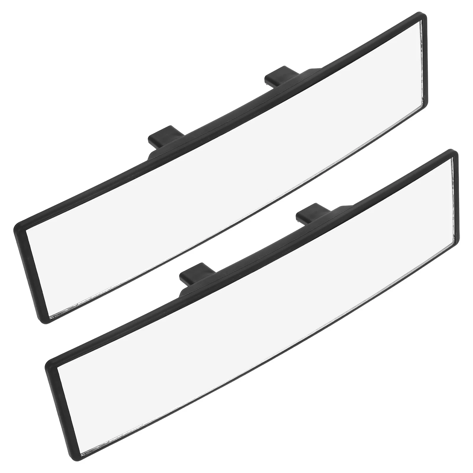 

2Pcs Interior Rearview Mirror High Definition Clear Visibility Safe Driving Easy Installation Universal for Vehicles