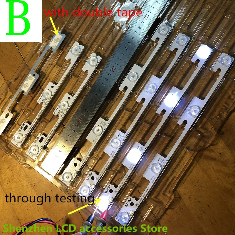 50 Teile/los 100% NEUE LED streifen bar lichter arbeiten für KDL32MT626U 35019055 35019056 25PCS * 4LED + 25PCS * 3LED 1LED = 6V