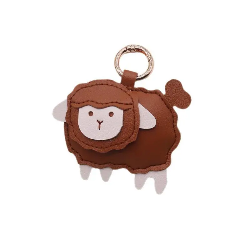 1 Stück Schlüsselanhänger für Damen und Kinder, Accessoire, Anhänger, Geschenk, niedlicher weißer Schaf-Schlüsselanhänger, hochwertiger Schlüsselring aus Metall und Zinklegierung – Detail 5