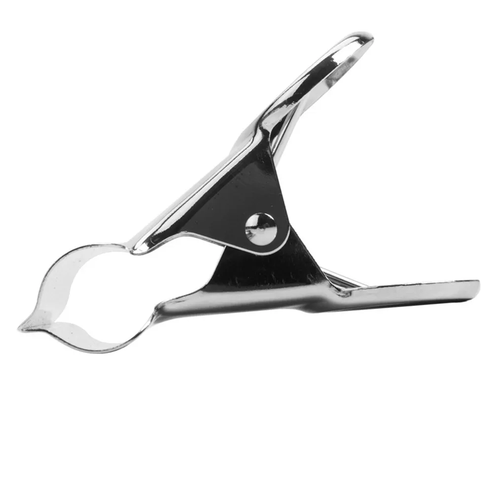 30Pcs Stainless Steel Clips Circular Clamp Bill Fold Paper Organizer for Kitchen Office School Stationery Clips
