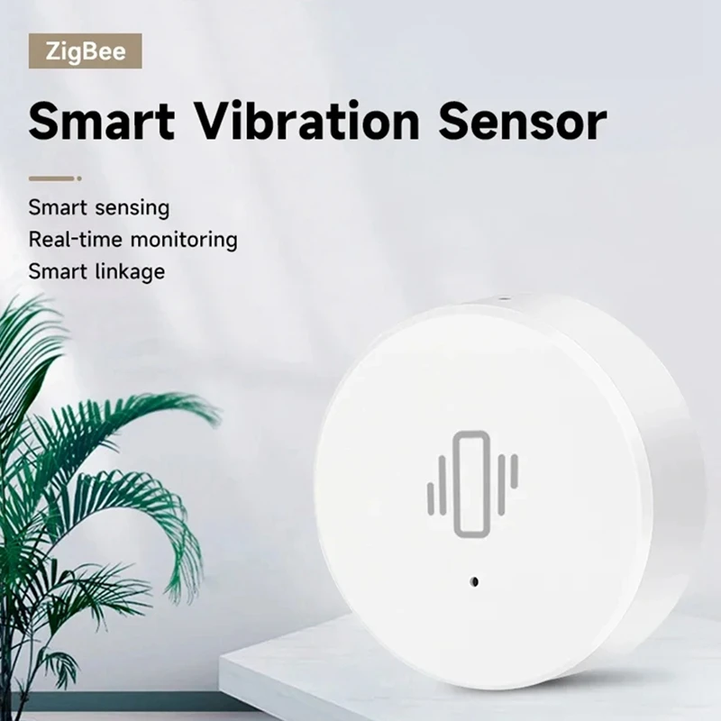 Capteur de vibration intelligent Tuya Zigbee, surveillance en temps réel, détection de porte et fenêtre, alarme, système de protection de sécurité