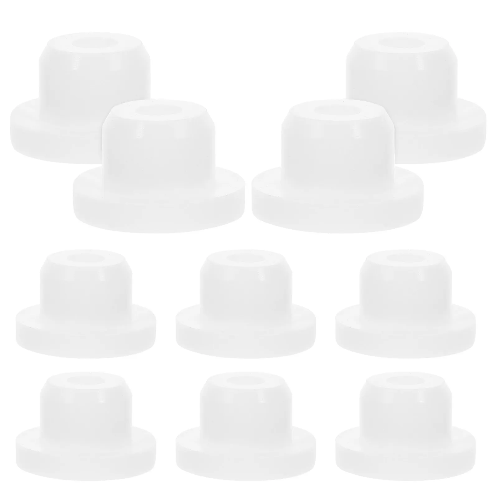 10Pcs Silicone Plugs for Holes Reusable Round End Caps Easy Fit Seal Gasket for Bottle Tubing Open Hole Plug Replacement Parts