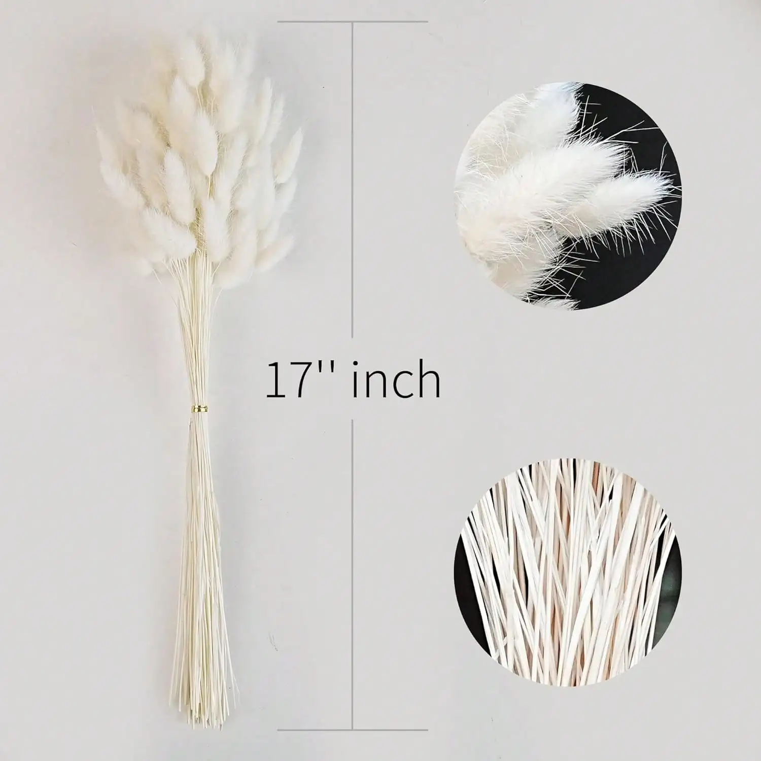 120 PCS Dried Pampas Grass Decor Dry Flowers For Decoration Pampas Grass In Bulk Tall Tails Dried Flowers For Boho Wedding Decor view 3
