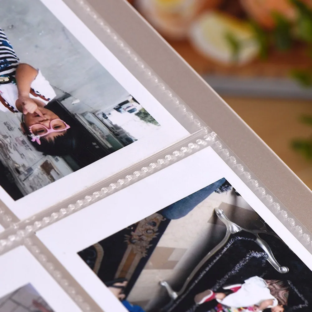 

Clear Mini Photo Album 288 Pockets Large Capacity Holder for Instant Camera Photos Name Cards Movie Tickets