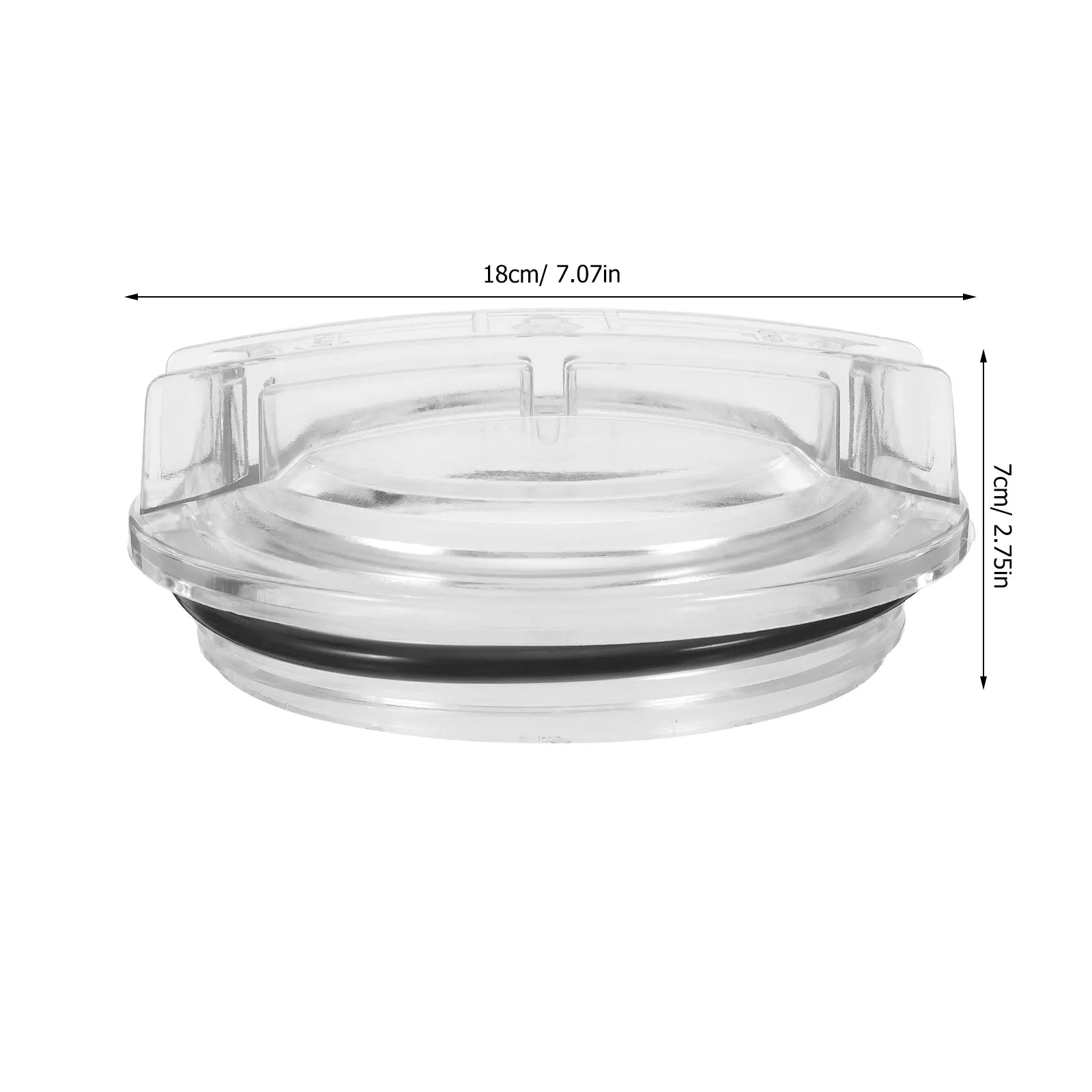 Pool Pump Lid Transparent Threaded Strainer Cover O-Ring Seal Compatible 2 Spx3100d Leakproof Replacement Pool