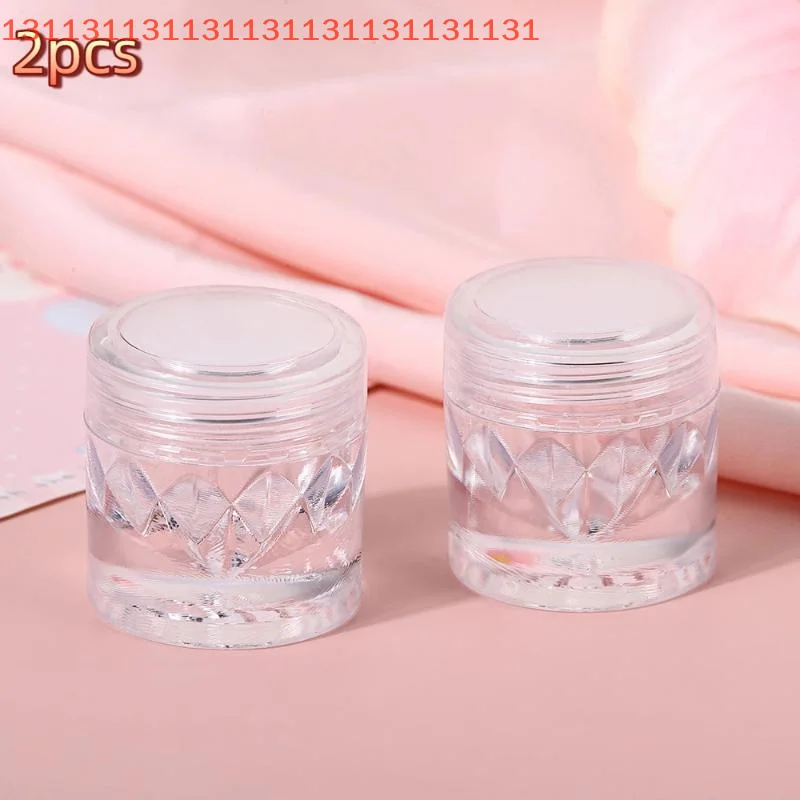 برطمانات نفاثة فارغة مع شبكة، حاوية بودرة سائبة، غطاء شفاف، زجاجات مستحضرات تجميل قابلة لإعادة الملء، 2/5 قطع #6