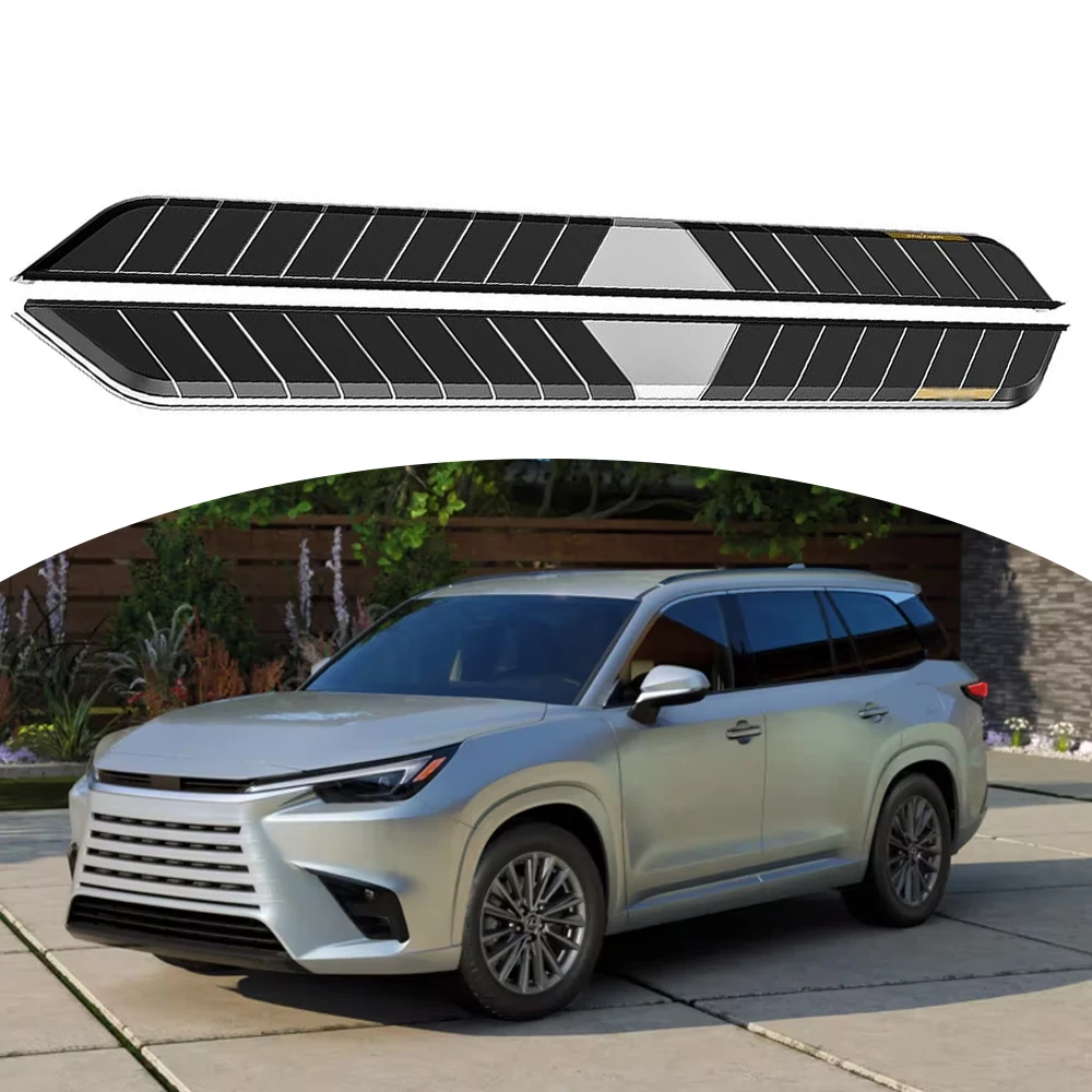 

Running Board Side Step nerf bar Pedal Protector fits for All New Lexus TX 2024 Side Step Rail Board 2 pcs