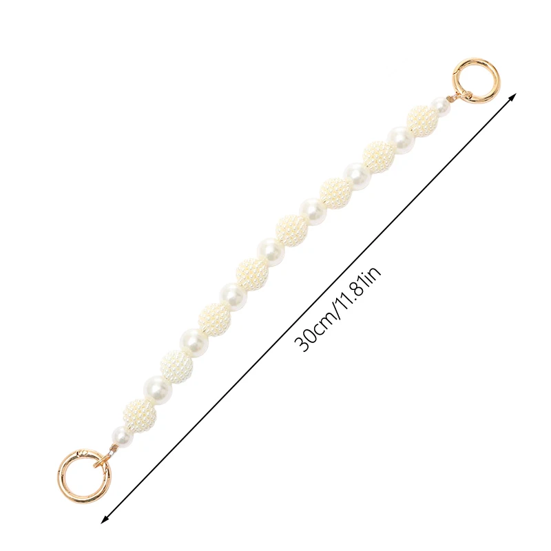 Pearl Beaded Mobile Phone Extension Chain Anti-Lost Phone Lanyard Keychain Pendant Water Cup Wristband Camera Chain