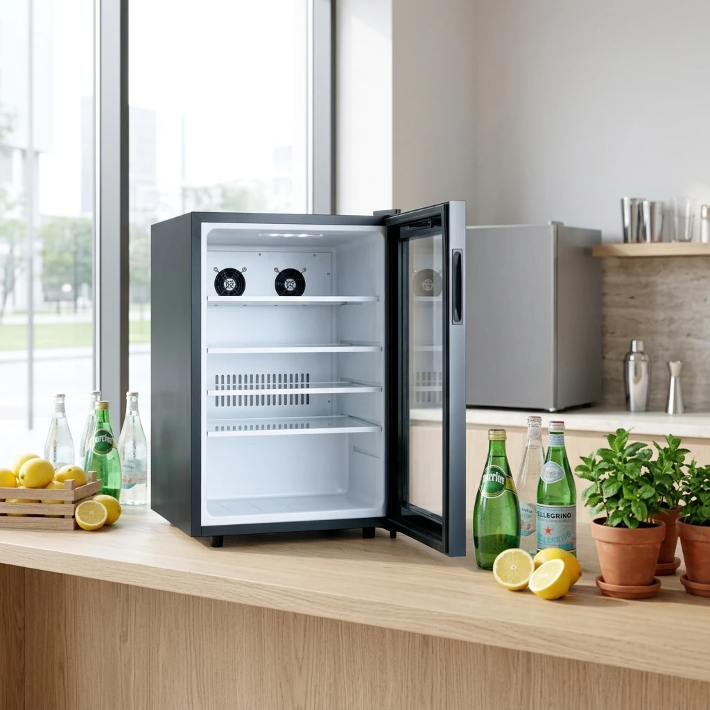 Air Cooling Frost Free Thermoelectric Cooler Small Refrigerator Home Car Dual Purpose