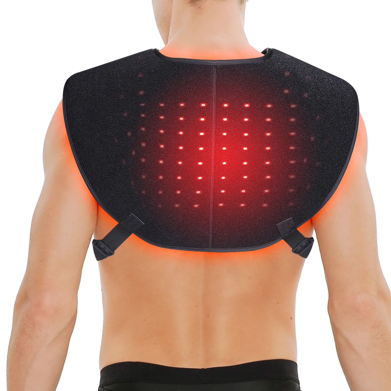 DGYAO 850nm Near Infrared Shoulder strap Wearable Shoulder&Back Therapy Device for Pain Relief