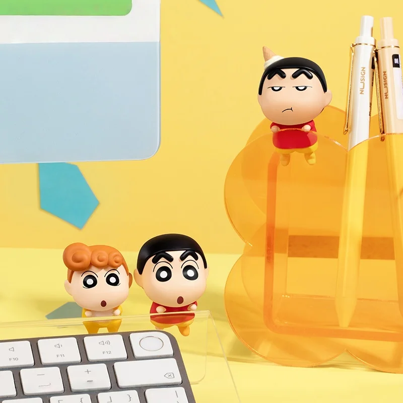 Funism Original Crayon Shinchan Lying Down Series Blind Box Cute Anime Figures Collectible Model Toy Desktop Car Ornament Gift view 4