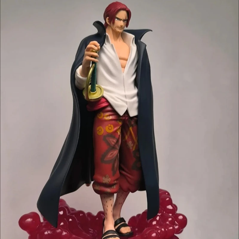 

Red Hair Shanks One Piece Navigation King THE Sailing Peripheral Ornaments Trendy Play Pixiv Model Bandai Banpresto Decoration