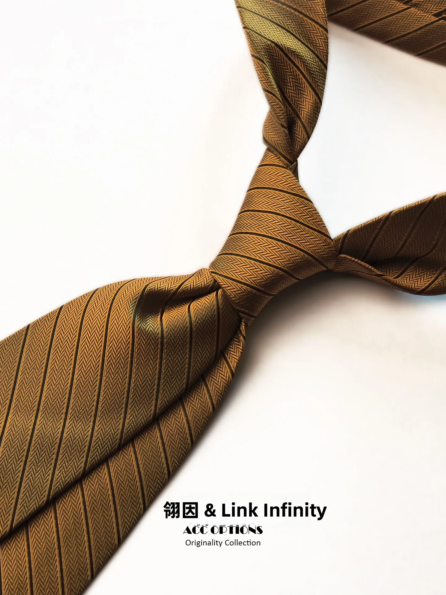 ブラウン手作りネクタイ男性用結婚式新郎ビジネスストライプ新しいヴィンテージ韓国語版プロフェッショナルセルフタイネクタイアクセサリー