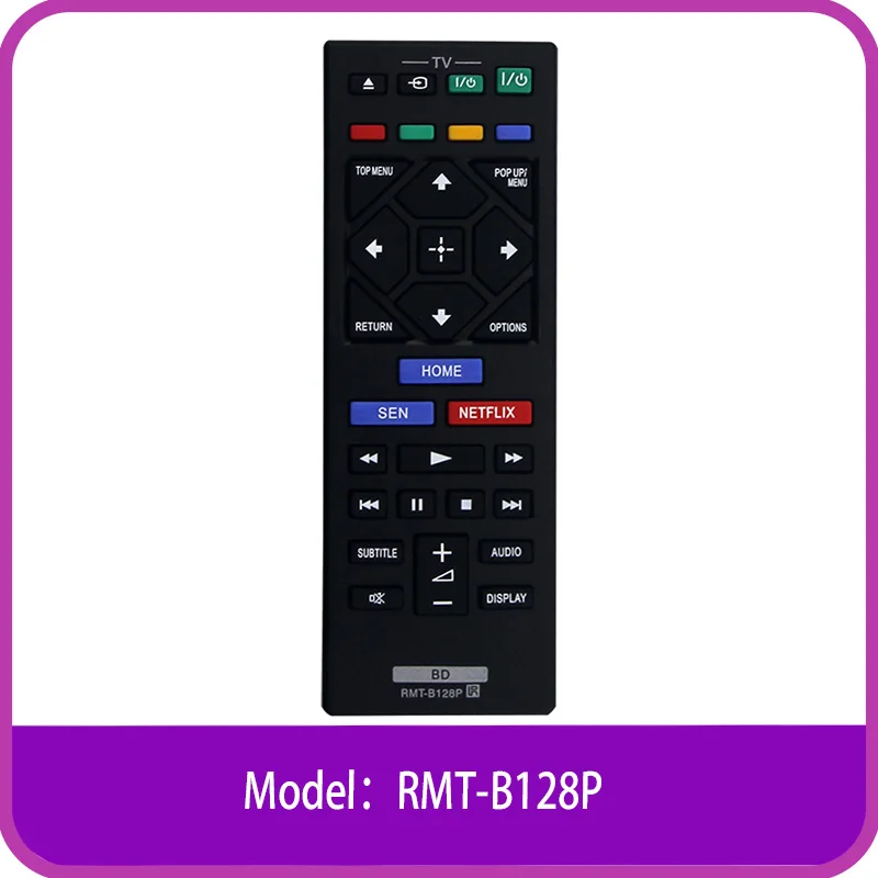 RMT-B128P Remote Control For Sony Blu-ray Disc DVD Player BDP-S7200 BDP-BX120 BDP-BX150 BDP-BX320 BDP-BX350 BDP-BX520 BDP-S1200